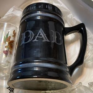 Beer stein and shot Glasses